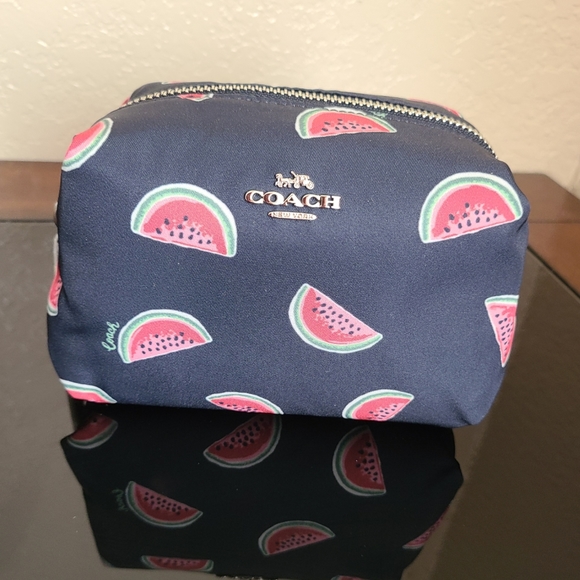 Coach Watermelon Cosmetic Bag - Picture 1 of 4